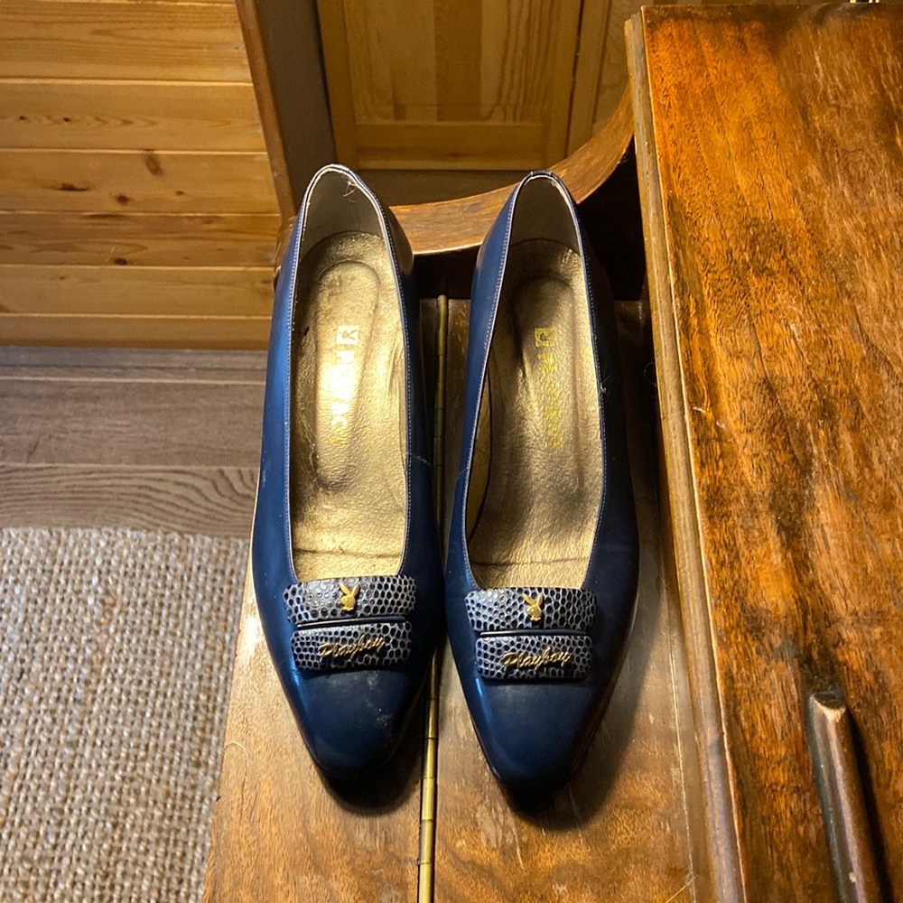 Vintage PLAYBOY kitten toe heels